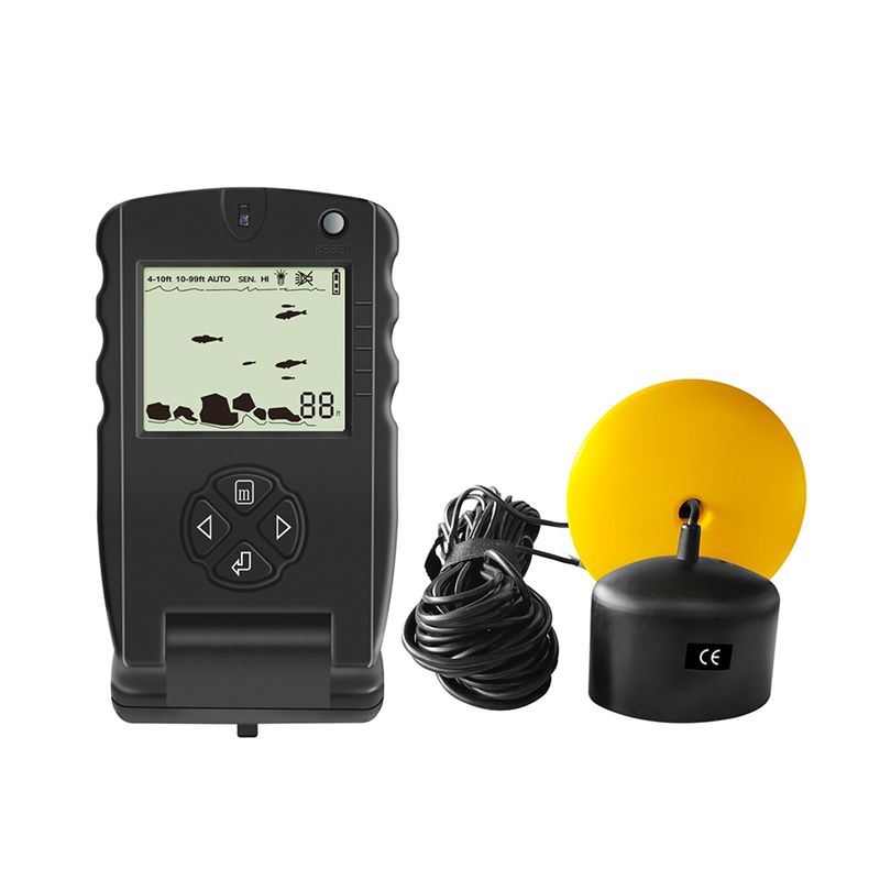 Fishing Depth Finder - 새로운 휴대용 어군탐지기, 알람 트랜스듀서가 있는