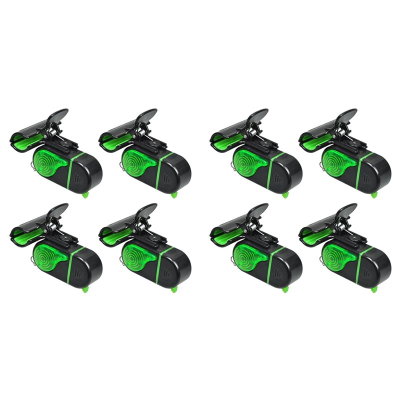 Fish Alarm - A06F-8PCS LED 조명이 있는 낚시 입질
