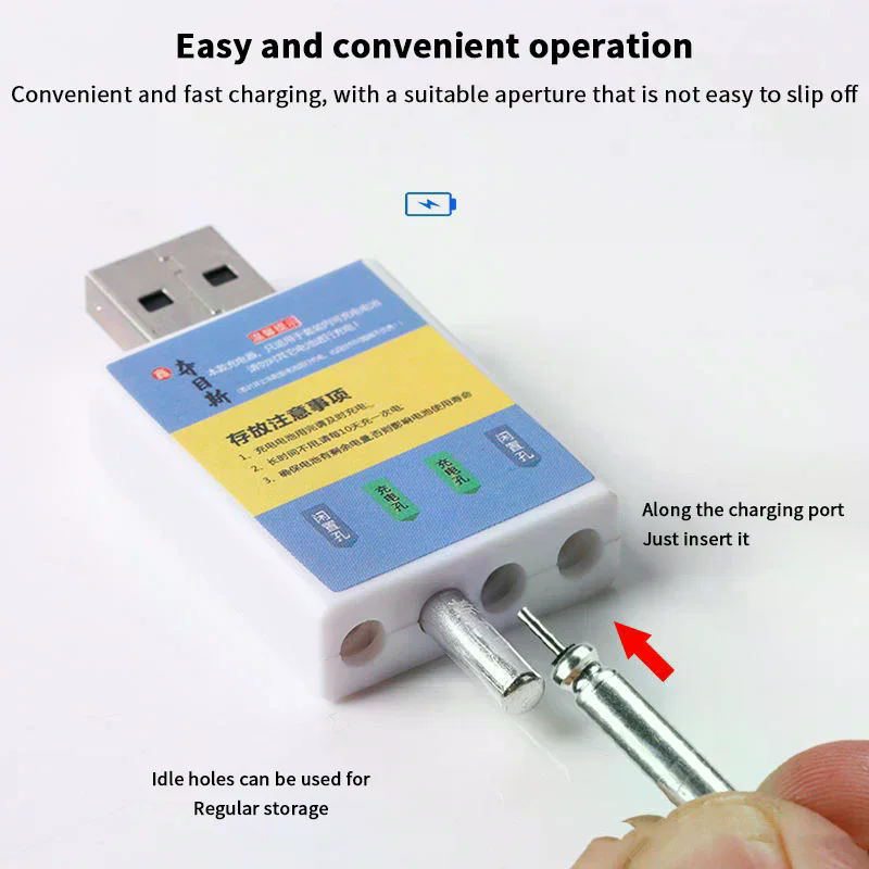 Fish Finder Charger - 플로트 충전식 배터리 CR425 USB 충전기