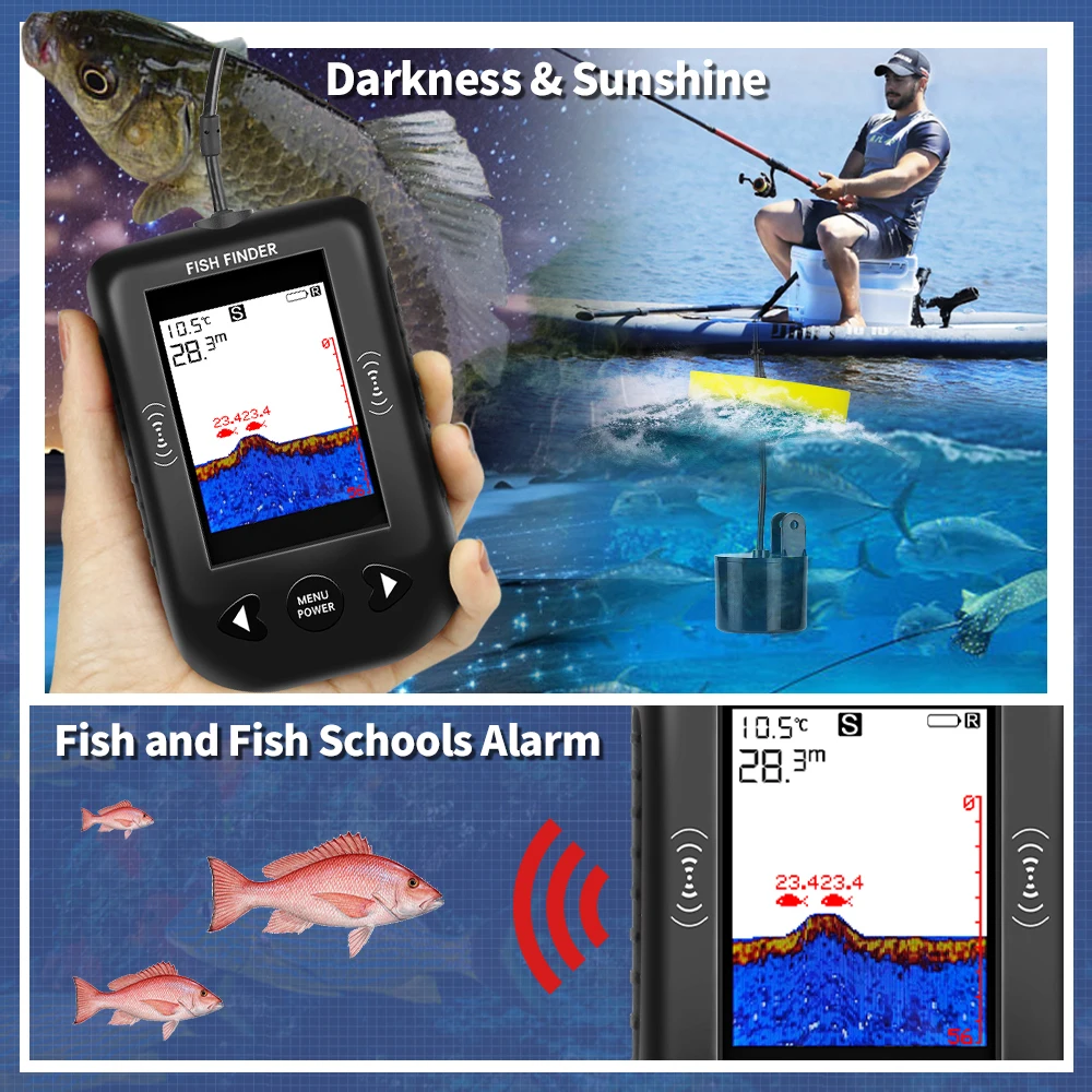 에르창 XF03 어군탐지기 45도 100M 휴대용 어군 - Fishing Depth Finder 리뷰 및 가격