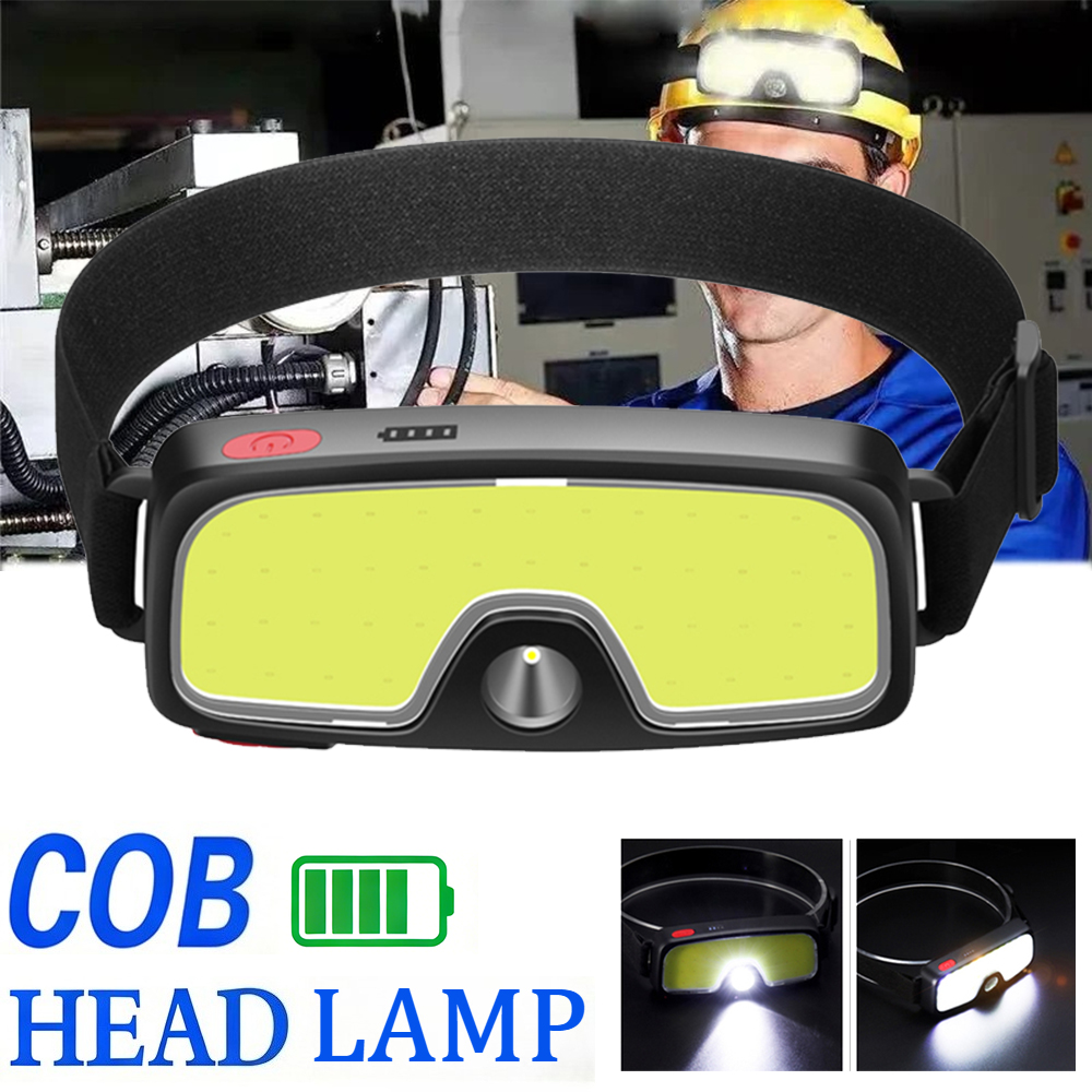 강력한 COB 헤드램프 Type-c/USB 충전식 헤드 - Fish Finder Battery 리뷰 및 가격