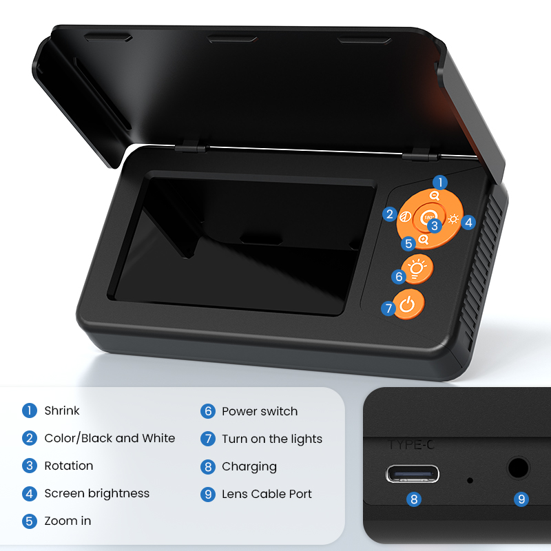 수중 어업용 카메라, 4.3인치 화면, 휴대용, 야간  - Fish Finder Portable 리뷰 및 가격