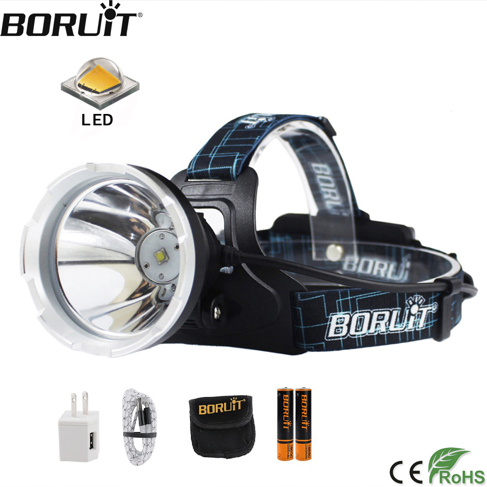 BORUIT B10 LED 슈퍼 브라이트 헤드라이트,  - Fish Finder Charger 리뷰 및 가격